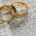 Wedding Rings on a Dictionary